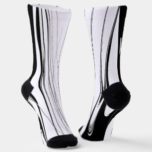 Calcetines Negro y Blanco Moderno