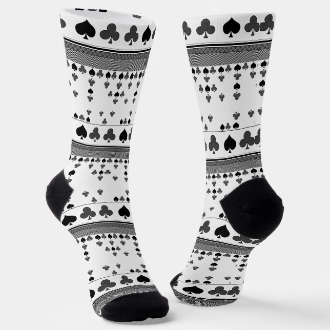 Calcetines negro y rojo, patrón de moda (Angular)