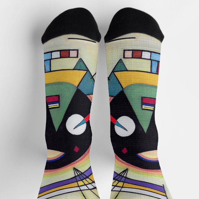 Calcetines Negro y violeta - Kandinsky (Arriba)