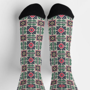 Calcetines Neutral Tatreez Henna Thobe Vress