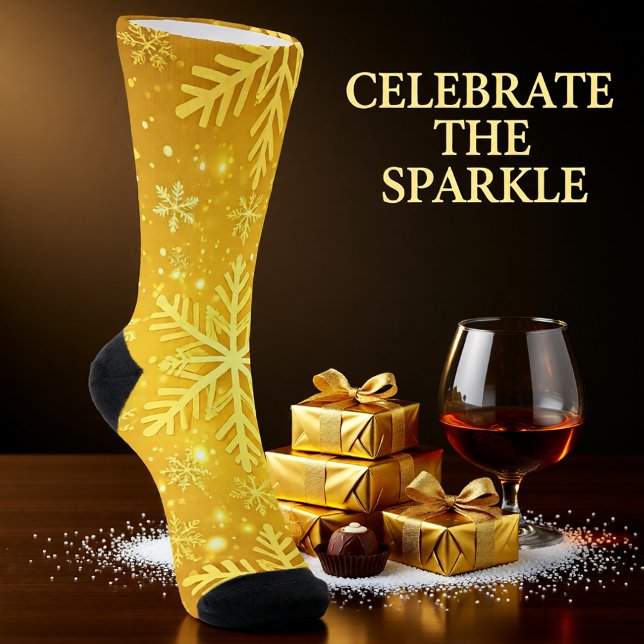 Calcetines Nieve dorada (Subido por el creador)