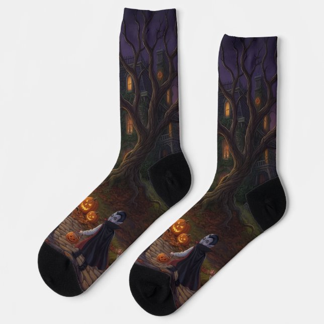 Calcetines Noche de Brujas (Izquierda)