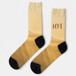 Calcetines Noche de niebla de oro capas de oro de amanecer ci