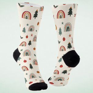 Calcetines Nombre de vacaciones de Navidades de clase festivo