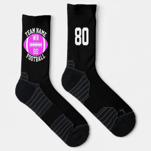 Calcetines Nombre del equipo del jugador de fútbol personaliz