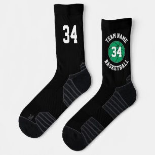 Calcetines Nombre del equipo y número del jugador de balonces