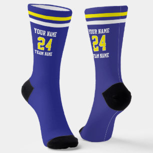 Calcetines Nombre Número Equipo Deportes Personalizado