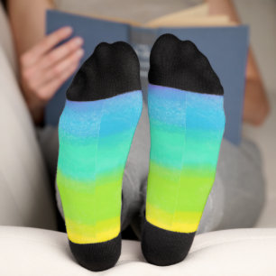 Calcetines Nombre personalizado: arcoiris Socks