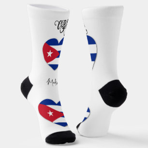Calcetines Nombre personalizado Cuba Amor