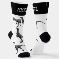 Nombre personalizado de los dinosaurios Raptor de 