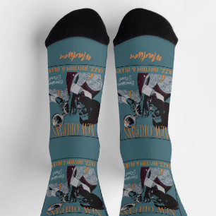 Calcetines Nombre personalizado de New Orleans Music