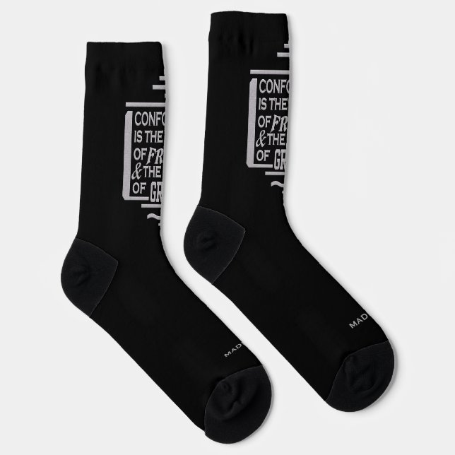Calcetines Nombre personalizado de oferta de conformidad de J (Derecha)