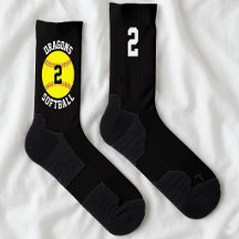 Nombre personalizado del equipo de sóftbol y númer