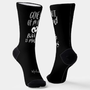 Calcetines Nombre personalizado "Gone Out Of My Mind"