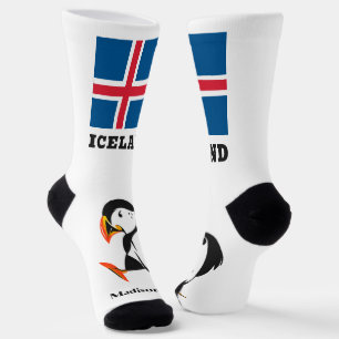 Calcetines Nombre personalizado Islandia