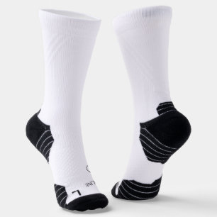 Calcetines Nombre sock personalizado negro&blanco