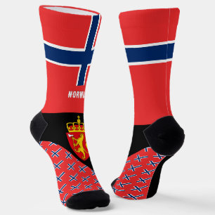 Calcetines Noruega, moda, bandera noruega, patriótico