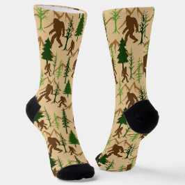 Calcetines Novedad de camping de caza de Bigfoot