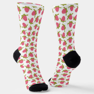 Calcetines Novedad de fresas y arcos