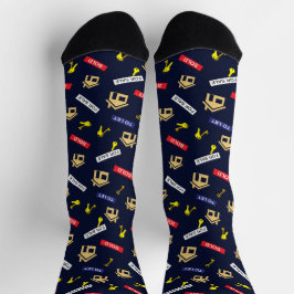 Calcetines Novedad divertida del agente inmobiliario