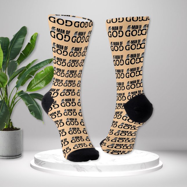 Calcetines Novedosos Hombre de Dios (Subido por el creador)