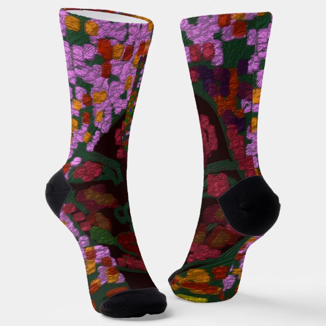 Calcetines Novia Floral (Angular)