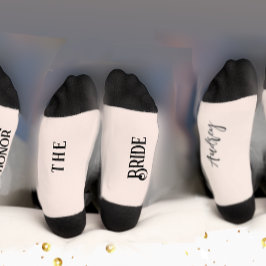 Calcetines Novia y novio con Boda con novia