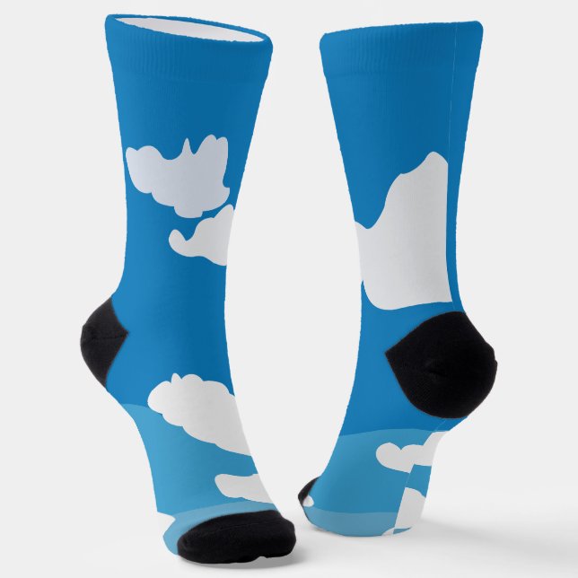 Calcetines Nube del Cielo Azul (Angular)