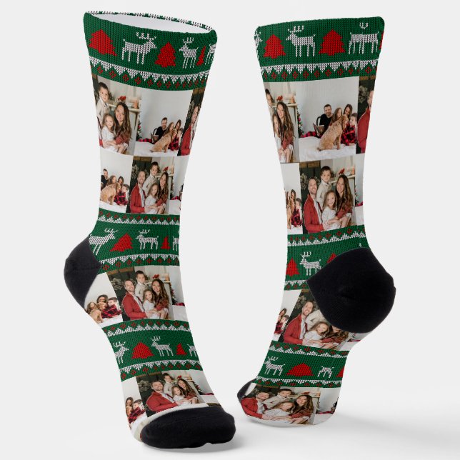 Calcetines Nuestra primera Navidad como Sr. y Sra. Newlywoed  (Angular)