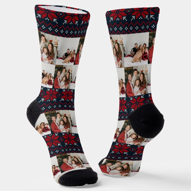 Calcetines Nuestra primera Navidad como Sr. y Sra. Newlywoed  (Angular)