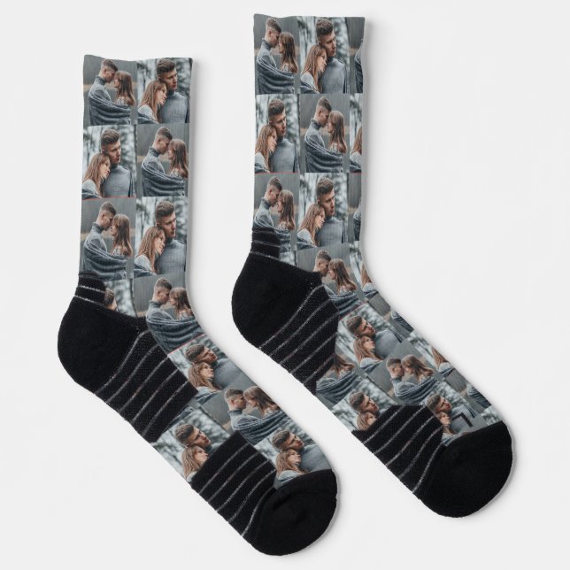 Calcetines Nuestro primer El día de San Valentín como Sr. y S (Derecha)