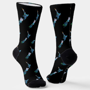 CALCETINES NUEVA ZELANDIA MAP PAUA SOCKS