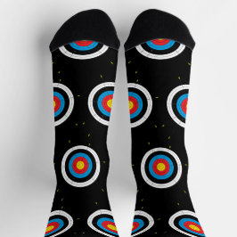 Calcetines Objetivos y Flechas de tiro con arco
