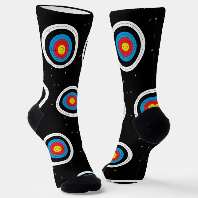 Calcetines Objetivos y Flechas de tiro con arco (Angular)