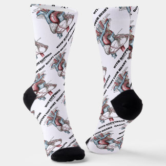 Calcetines Occupen su corazón con felicidad Humor anatómico