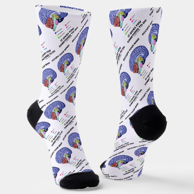 Calcetines Occupy Your Mind Te Da Algo Que Hacer (Angular)