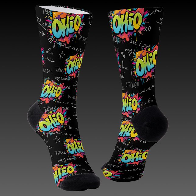 Calcetines Ohio, estado de buckeyes ee ee.uu. Socks (Subido por el creador)