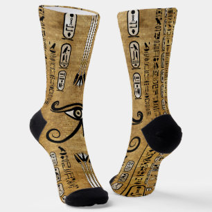 Calcetines Ojo egipcio de Horus - Ornamento de Wadjet