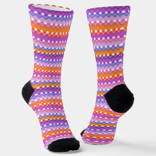 Calcetines Olas Retro (Angular)