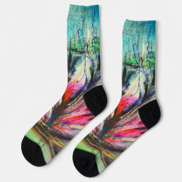 Calcetines Ondes de calme fleuries