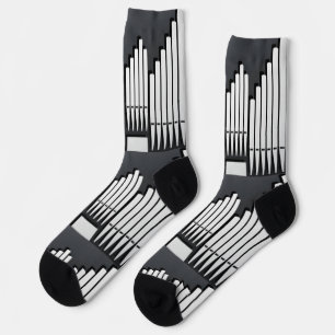 Calcetines Organista Virtuoso de Órgano de Tubos