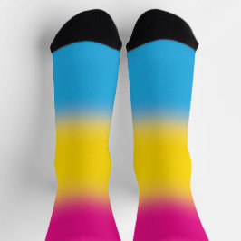 Calcetines Orgullo de degradado pansexual