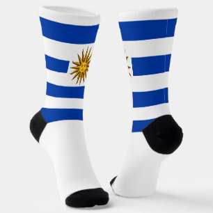 Calcetines Orgullo nacional uruguayo con bandera uruguaya