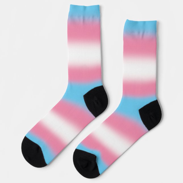 Calcetines Orgullo Trans Gradiente  (Izquierda)