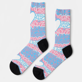Calcetines Orgullo Trans Ondulado