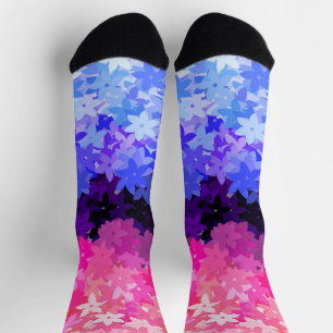Calcetines Orgulloso Floral Retro Quirky Boho Omnisexual