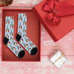 Calcetines Ornamentos de corona de reno para navidades