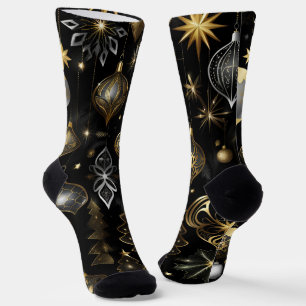Calcetines Ornamentos Tradicionales De Plata Y Oro