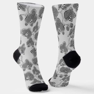 Calcetines Orquídeas acuáticas sin foco flor de falaenopsis b