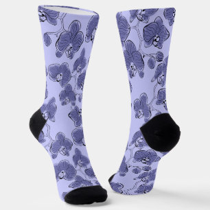Calcetines Orquídeas acuáticas sin foco flor de falaenopsis b